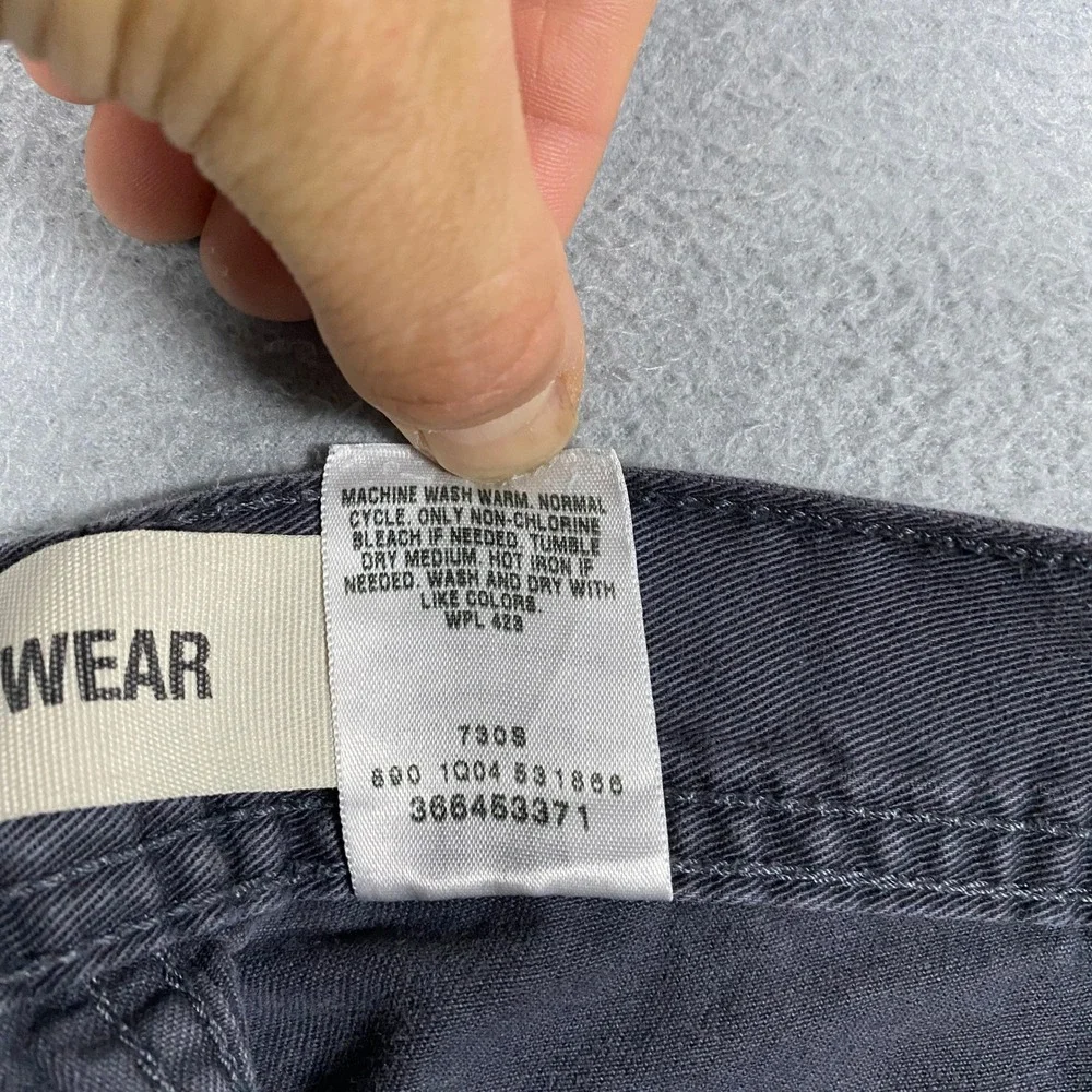 Levi's Workwear Shorts Mens W34 Gray Cotton Utility Cargo Carpenter 366453371